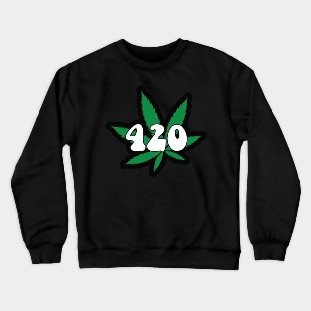 420 Crewneck Sweatshirt by DavidBriotArt